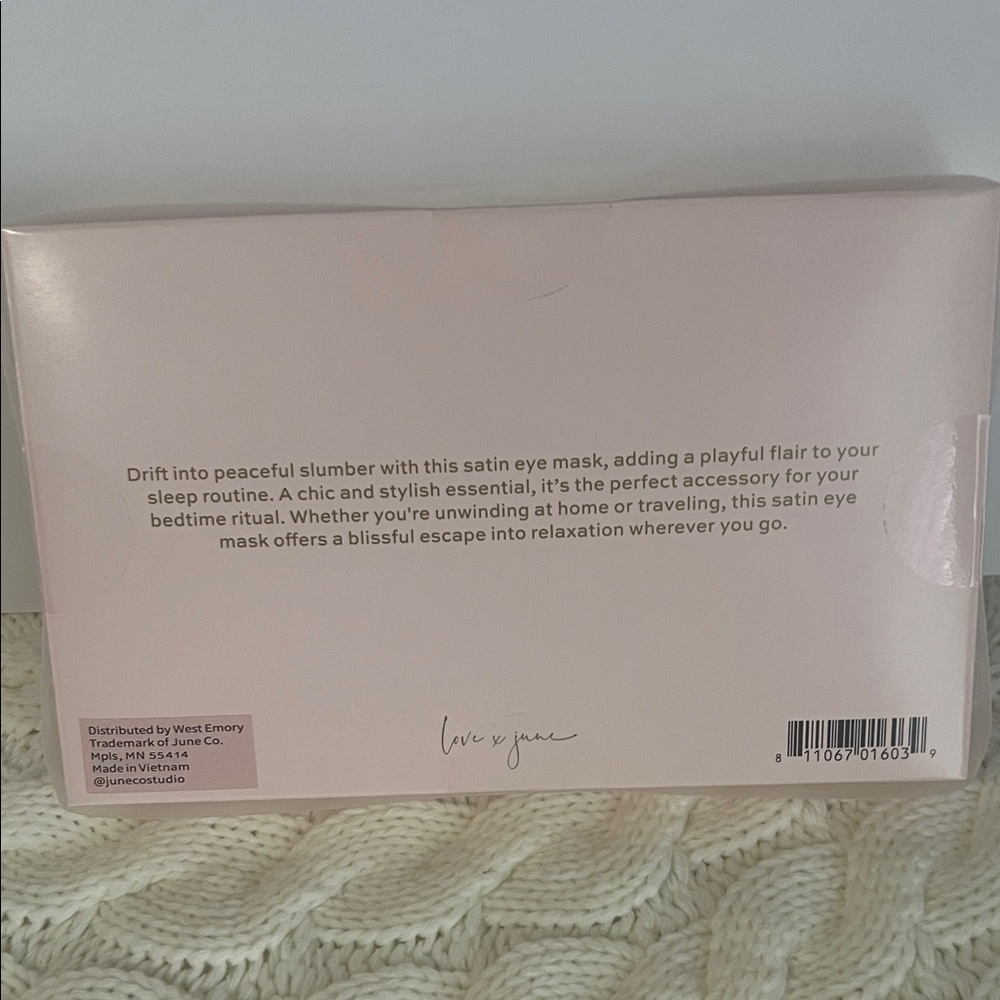 Bliss Pink and Green Striped Face Mask - Picture 2 of 4